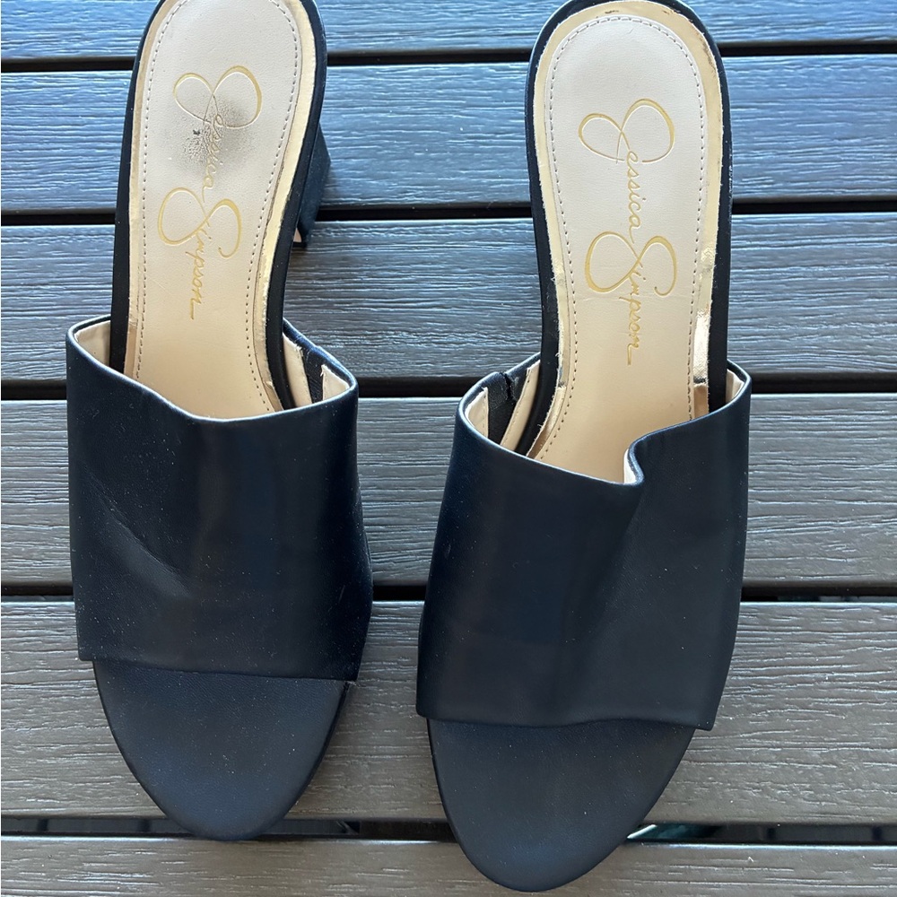 Jessica Simpson Black Women's Mules